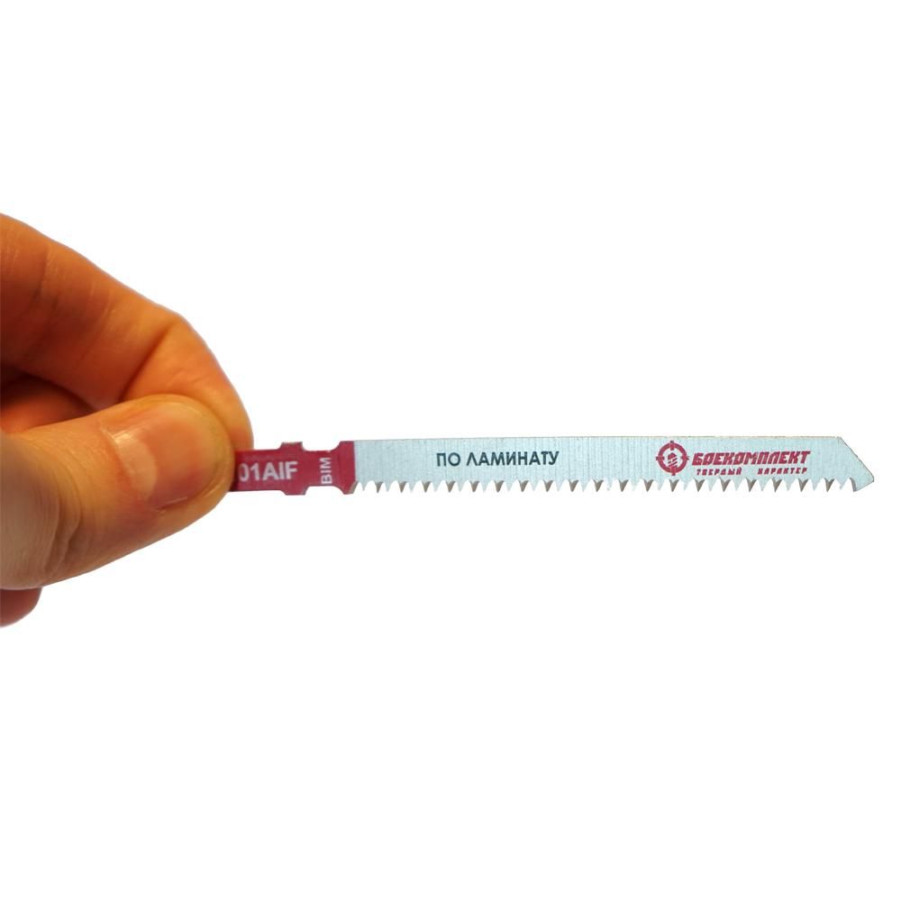 Пилки для лобзика по ламинату T101AIF, 2 шт, 100х74мм, шаг зуба 1,7мм, чистый прямой рез, BIM, БОЕКО - изображение 3