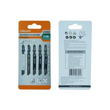 Пилки для лобзика по металлу T118A, 5 шт, 76х51мм, шаг зуба 1,2мм, прямолинейный чистый рез, BIM, St - изображение 6