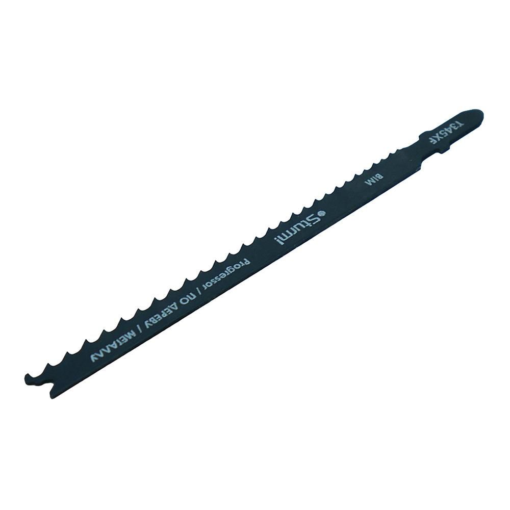 Пилки для лобзика по металлу T345XF, 2 шт, 132х105мм, шаг зуба 2,4-5мм, ПРОГРЕССОР, BIM, Sturm!