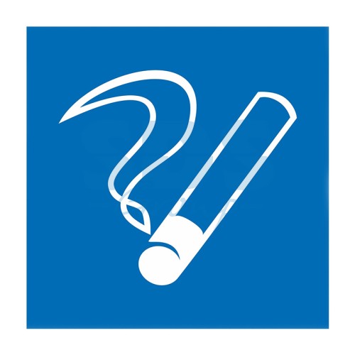 Табличка ПВХ REXANT 56-0033-2 "Место курения" 200х200 мм