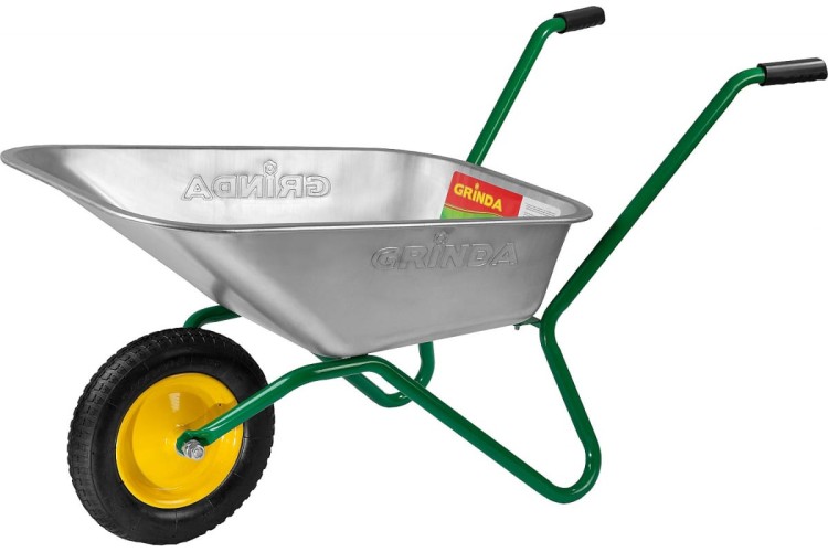 Тачка садовая GRINDA GB-1 одноколесная, 100 кг 422399_z01