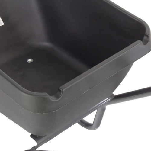 Тачка садово-строительная СИБРТЕХ 68919 с пластиковым корытом, 175 кг, 90 л. - изображение 5