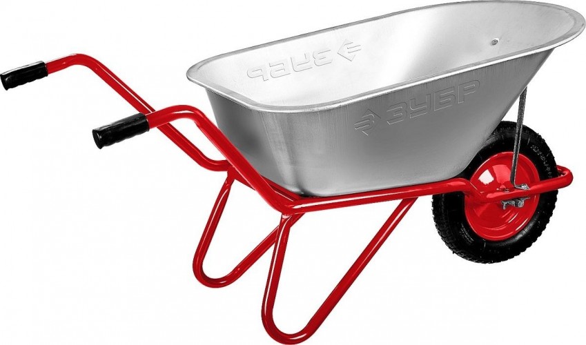 Тачка садово-строительная ЗУБР Т-11 одноколесная, 160 кг 39962 - изображение 3