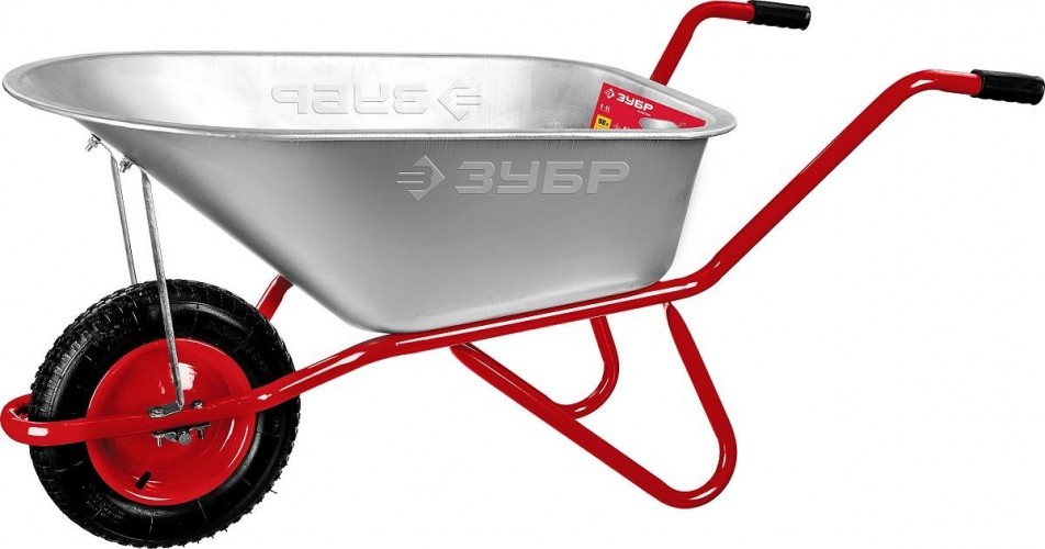 Тачка садово-строительная ЗУБР Т-11 одноколесная, 160 кг 39962 - изображение 2