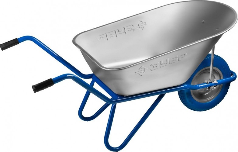 Тачка садово-строительная ЗУБР ПТ-100 ПРОФЕССИОНАЛ одноколесная, 180 кг 39901_z01 - изображение 4