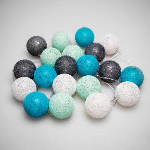 Тайские фонарики Neon-Night Северное сияние 3,5 м прозрачный ПВХ, 20 LED, теплый белый 303-086