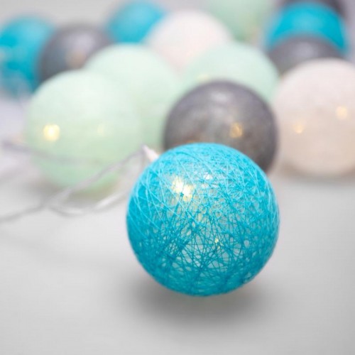 Тайские фонарики Neon-Night Северное сияние 3,5 м прозрачный ПВХ, 20 LED, теплый белый 303-086 - изображение 2