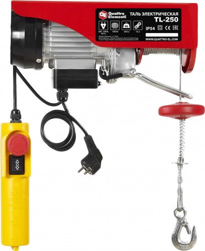 Таль электрическая QUATTRO ELEMENTI TL- 250 793-688 - изображение 4