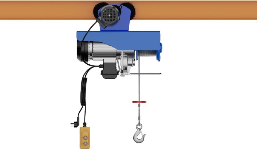 Таль электрическая TOR PA 250/500 кг 30/15 м высотная с тележкой 1043472