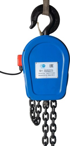 Таль электрическая цепная TOR DHP 5т 12м 12850122 12850122 - изображение 2