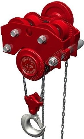 Таль цепная СОРОКИН 4.400 передвижная, грузоподъемность 0.5 т, 3,0 м