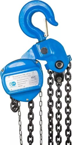 Таль цепная TOR ТРШ C 10ТХ6М ручная, шестеренная 1021826