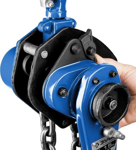 Таль цепная ЗУБР Профессионал рычажная, 2т/1,5м 43090-2 - изображение 2