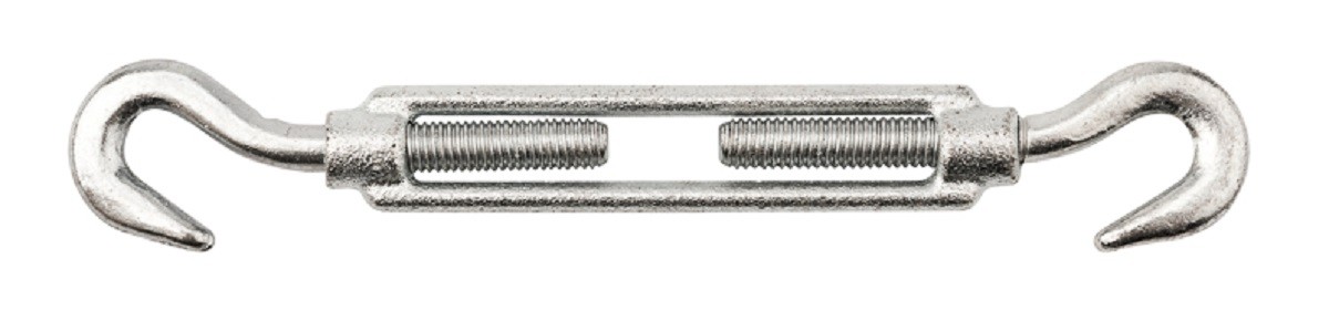 Талреп DIN 1480 крюк-крюк оцинкованный REXANT 09-5641 M10  ( уп. 10 штук )