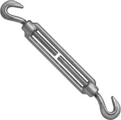 Талреп  М 6 крюк-крюк (С) DIN 1480 оцинкованный 00001486