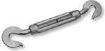 Талреп М12 мм крюк-крюк DIN 1480 из нержавеющей стали А4