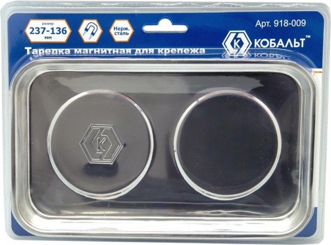 Тарелка магнитная для крепежа Кобальт 918-009 237х136х22 мм, прямоугольная - изображение 3