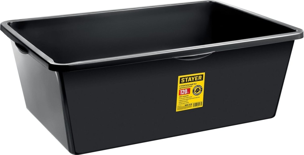 Таз строительный STAYER 120 л прямоугольный 06099-120_z01