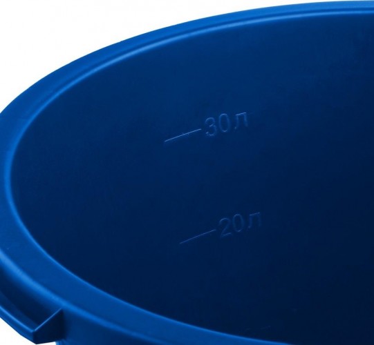 Таз строительный усиленный ЗУБР 06094-45 МАСТЕР круглый 40л. - изображение 2