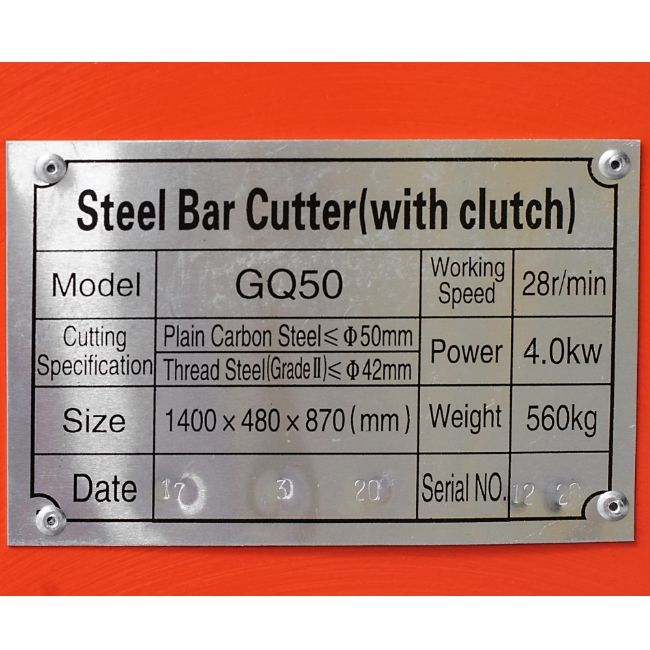 Гидравлический станок для резки арматуры TeaM GQ50 - изображение 4