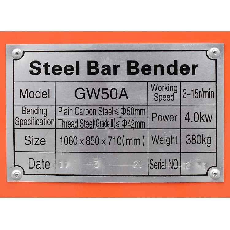 Станок для гибки арматуры TeaM GW 50A - изображение 12