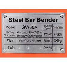 Станок для гибки арматуры TeaM GW 50A - изображение 16