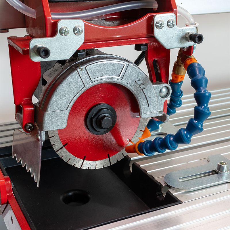 Плиткорез электрический автоматический TECH-NICK AUTO-1200 с подачей воды и регулировкой наклона d 120мм 2,3кВ - изображение 6