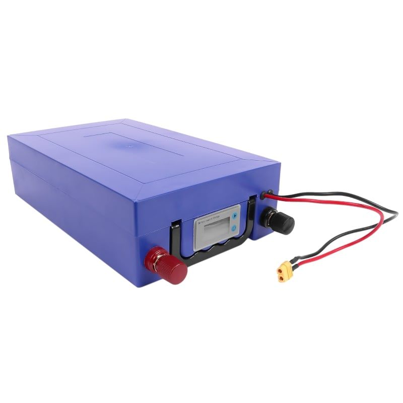 Аккумулятор литий-ионный TECHNIK-MESSER 12В 112500мАч BMS100A 292х185х82 XT60 (вольтметр с термодатчиком)
