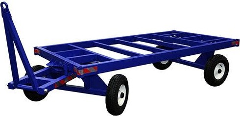 Тележка большегрузная каркасная Rusklad БТ 1 К (1250х2000мм, груз.3000кг) литые колеса 455 мм