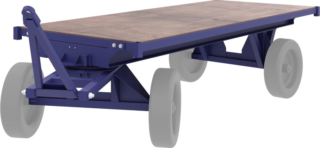 Тележка большегрузная каркасная Rusklad БТ 5 К 2 1250х5000мм, без колес