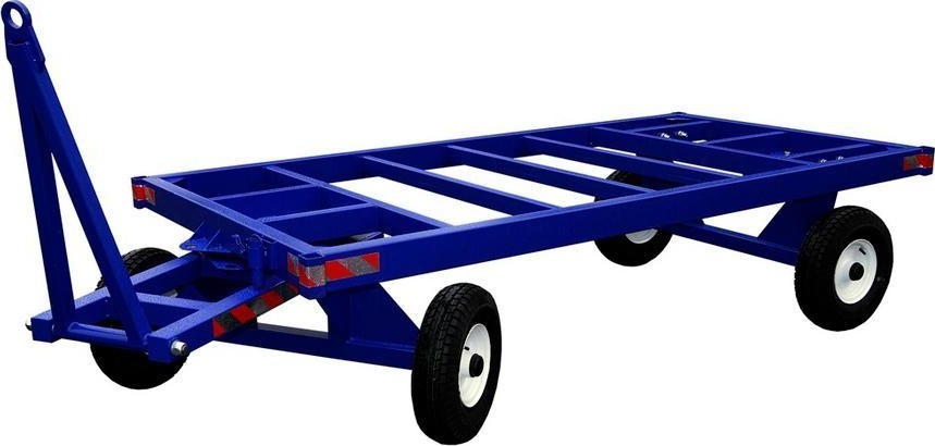 Тележка большегрузная Rusklad БТ 5 К2 (1250 х 5000 мм, грузоподъем 5000 кг) литые колеса