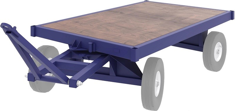 Тележка большегрузная Rusklad БТ 2 Н 1250 х 2500 мм, настил фанера, без колес БТ 2 Н б/к