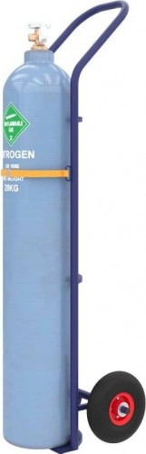 Тележка для баллона Rusklad ГБ 1 ремень, г/п 110 кг, литые колеса ГБ 1 литые ремень