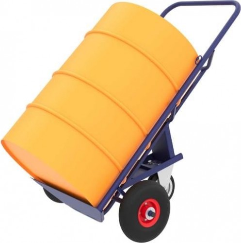 Тележка для бочек Rusklad КБ 2 литые колеса и система фиксации бочки - ремень КБ 2 литые РЕМЕНЬ