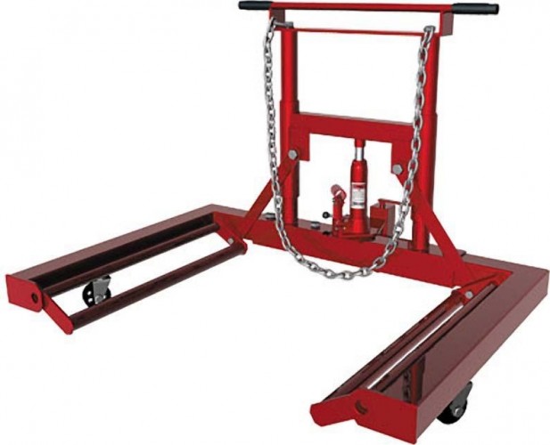 Тележка для перевозки и монтажа колес СОРОКИН 9.66 гидравлическая, 0,6 т