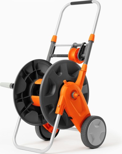 Тележка для шланга DAEWOO DWR 2050 50 м, с направляющей и телескопической ручкой - изображение 3