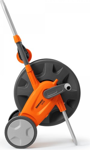 Тележка для шланга DAEWOO DWR 2050 50 м, с направляющей и телескопической ручкой - изображение 5