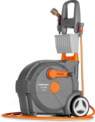 Тележка для шланга DAEWOO DWR 4040 smart cart + шланг 40м и набор для полива