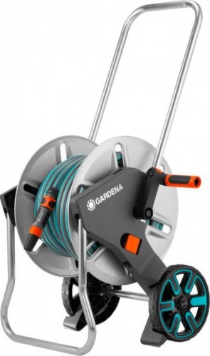 Тележка для шланга GARDENA CleverRoll M с комплектом для полива металлическая 18542-29.000.00