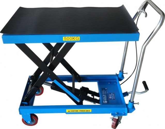 Тележка гидравлическая AE&T TLF-50 платформенная 500кг