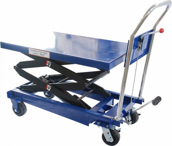 Тележка гидравлическая платформенная AE&T YTJ-S35 (грузоподъемность-350 кг) - изображение 4