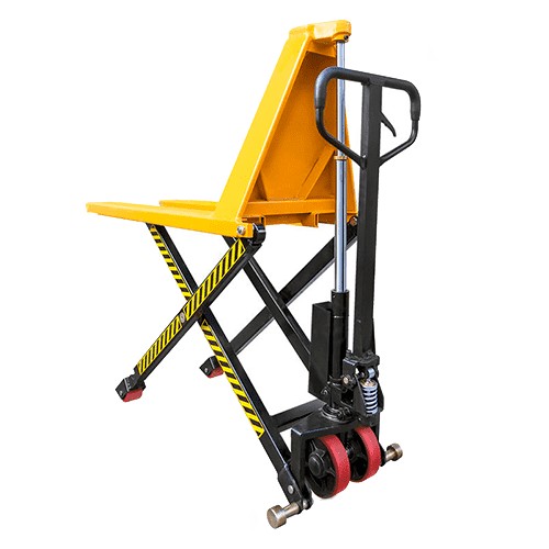 Тележка гидравлическая с ножничным подъемом Xilin JF 1000 кг, высота подъема 800  мм, полиуретан 1005693