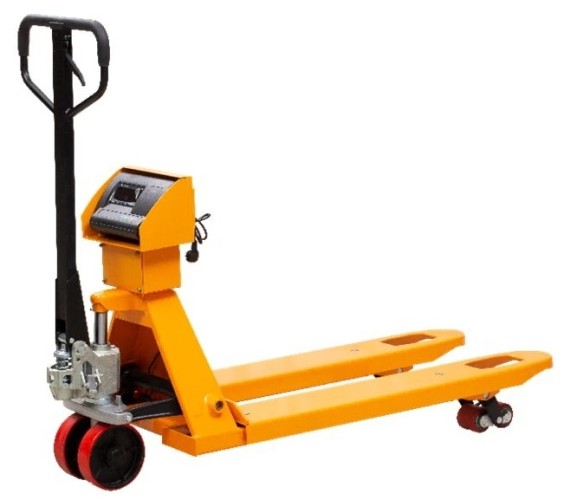 Тележка гидравлическая с весами TOR CBY-CW2 (модель Z) г/п-2,5 т, полиуретановые колеса (1023986) 1023986