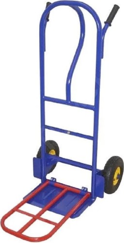 Тележка грузовая двухколесная Rusklad КГ 250 П с откидной полкой, литые колеса КГ 250 П литые - изображение 2