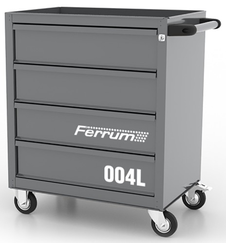 Тележка инструментальная FERRUM "CLASSIC" 02.004L-9007 4 ящика (серая) 02.004L-