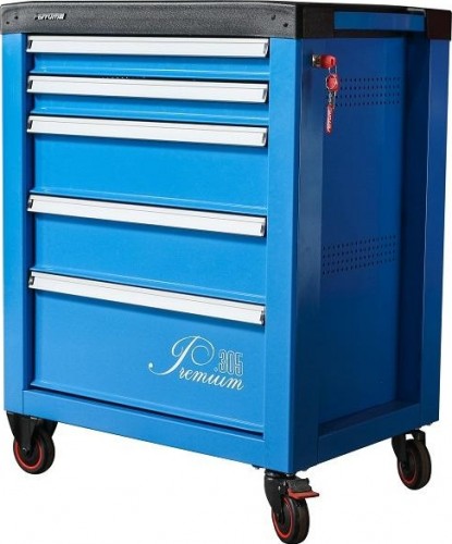 Тележка инструментальная FERRUM "PREMIUM" с 5 ящиками 772х522х960 мм (синяя) 12.305 12.305
