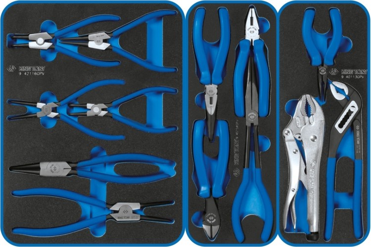 Тележка инструментальная KING TONY "ACTION" с набором инструментов 327 пр, серая 9G38-327MRVG - изображение 5