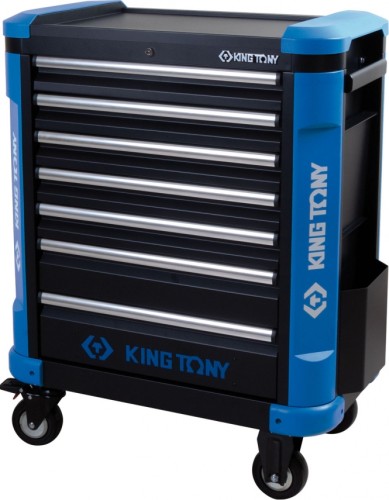 Тележка инструментальная KING TONY 87G31-7B-BK 7 полок