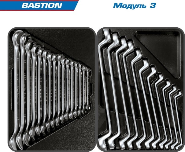 Тележка инструментальная KING TONY "BASTION" с набором инструментов 204 пр, серая 9G38-100MRG - изображение 4