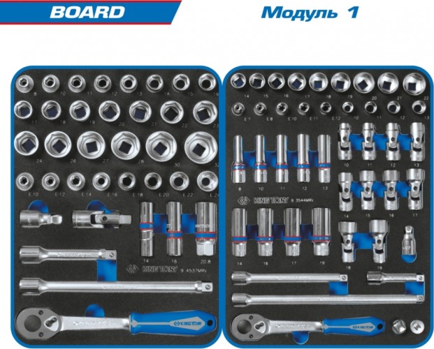 Тележка инструментальная KING TONY "BOARD" с набором инструментов 325 предметов 934-325AMG 934-325AMG - изображение 2